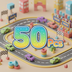 Magnetic Road Set – byggset med bilar