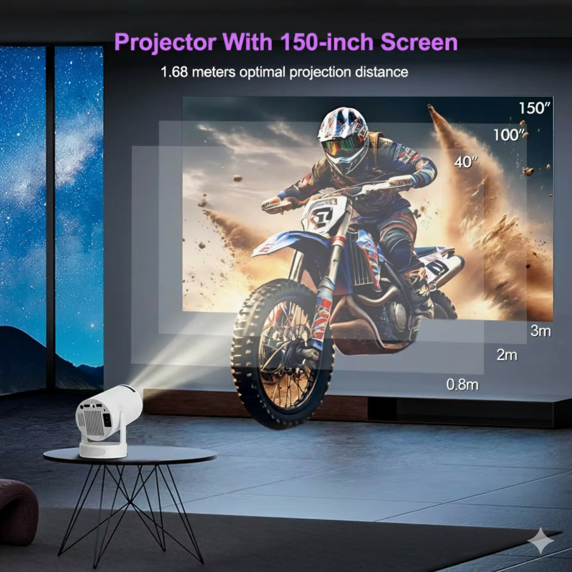 Vision Beam Pro – Play Edition (4K Projektor & Spelkonsol i Ett)