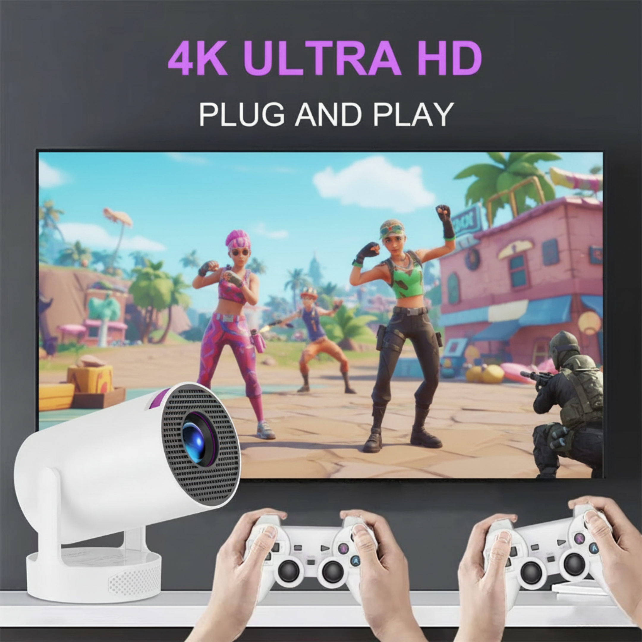 Vision Beam Pro – Play Edition (4K Projektor & Spelkonsol i Ett)