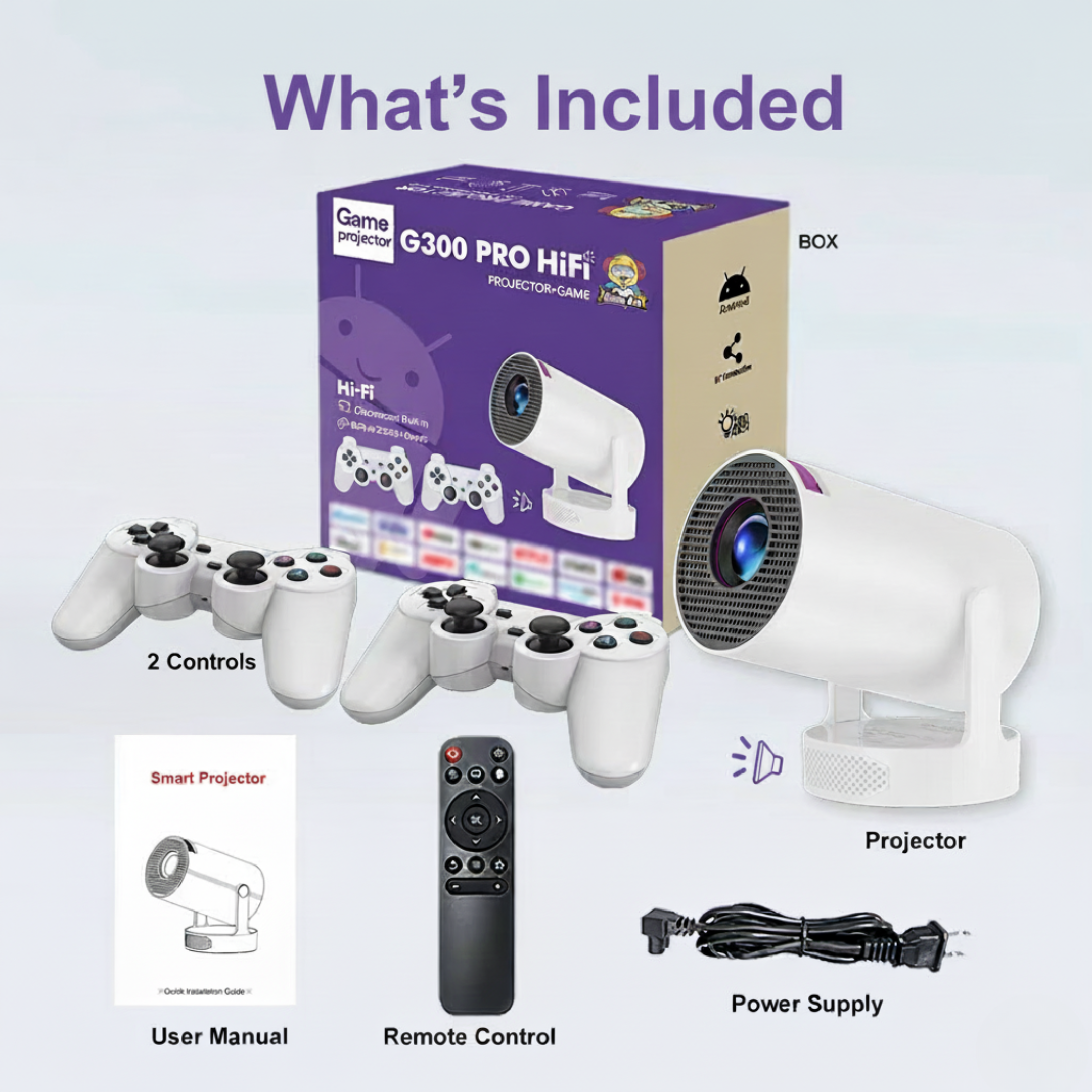 Vision Beam Pro – Play Edition (4K Projektor & Spelkonsol i Ett)