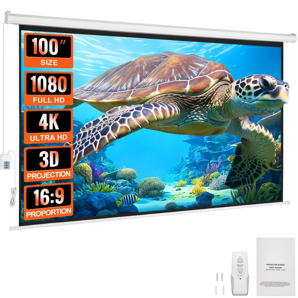 Elektrisk Projektorduk – 100 tum