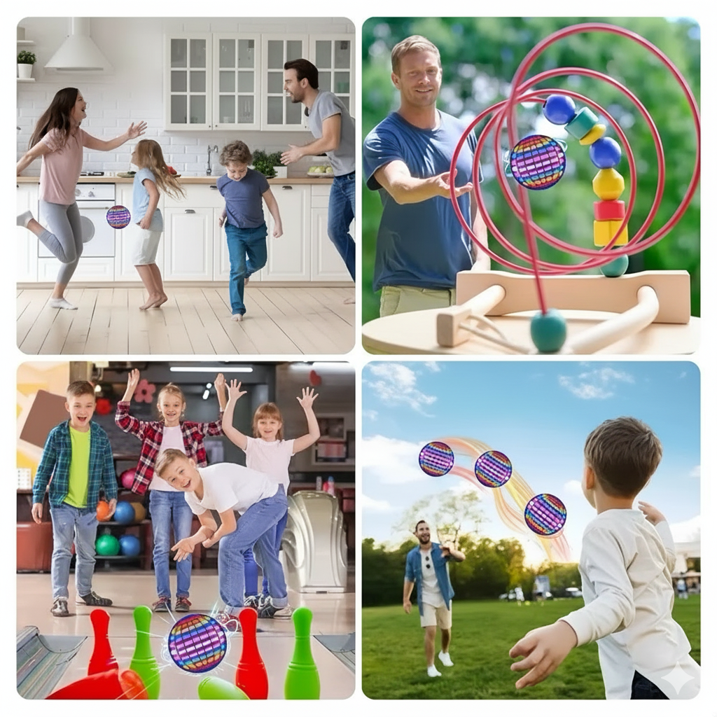 Magic Flying Ball – svävande LED-boll