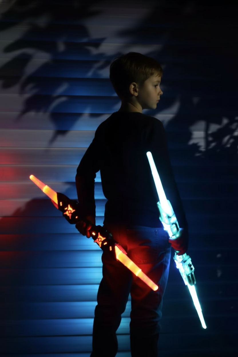 Double Lightsaber – svärd med ljus & ljud