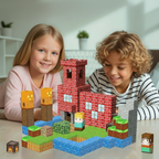 BuildBits™ Magnetiska Byggklossar – kreativt byggset för barn