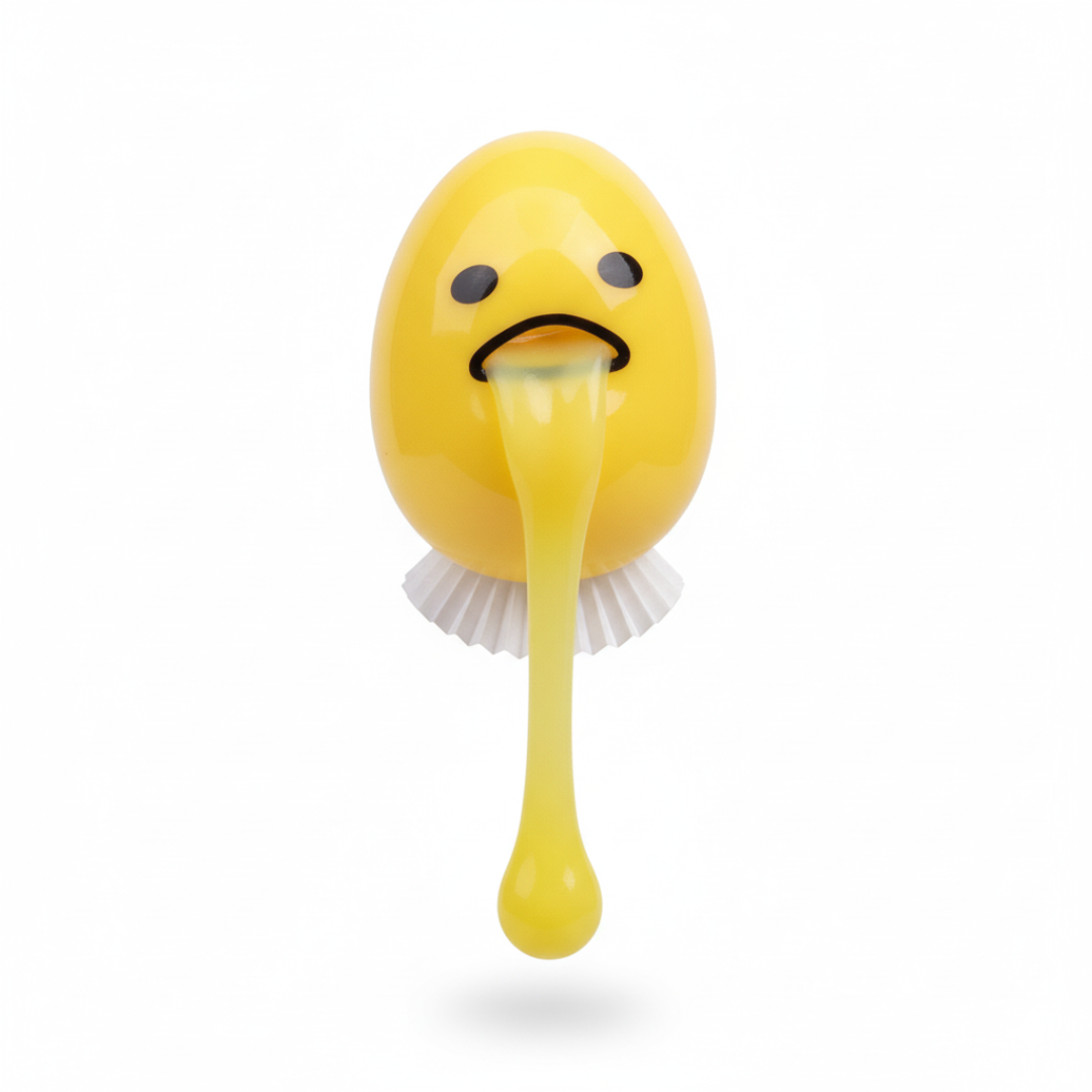 Klämvänligt Ägg – den roliga stressleksaken