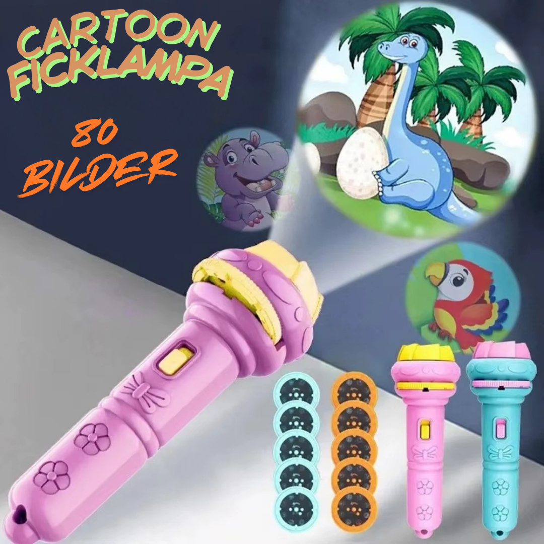 Projektionsficklampa – magiska sagostunder