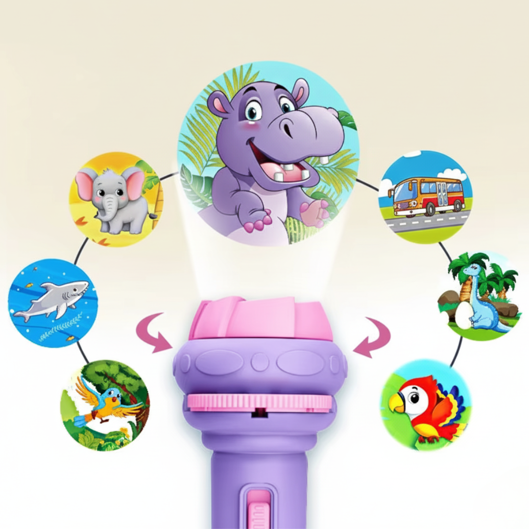 Projektionsficklampa – magiska sagostunder