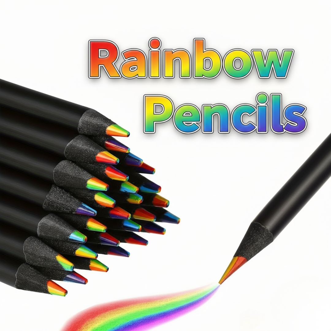 Rainbow Pencils – pennor i 7 nyanser!