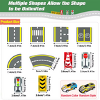 Magnetic Road Set – byggset med bilar