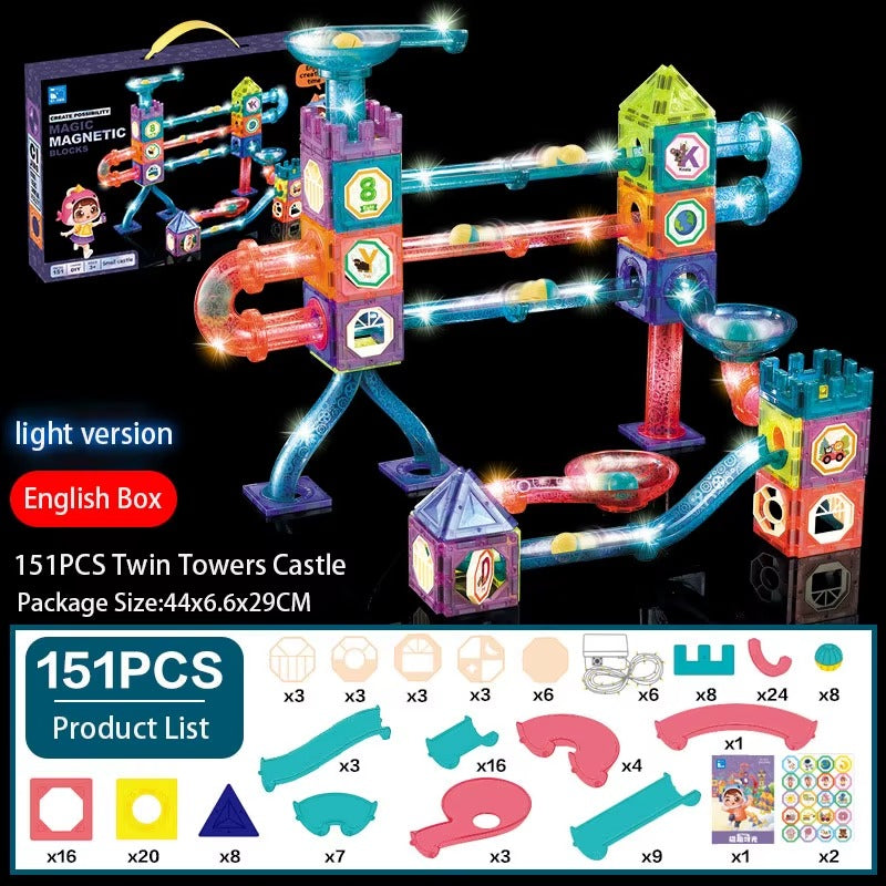 MagnaTrack – magnetiskt byggset som lyser