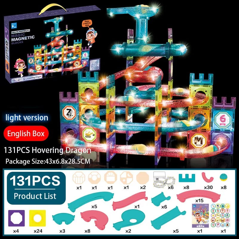 MagnaTrack – magnetiskt byggset som lyser