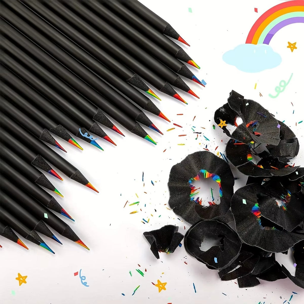 Rainbow Pencils – pennor i 7 nyanser!