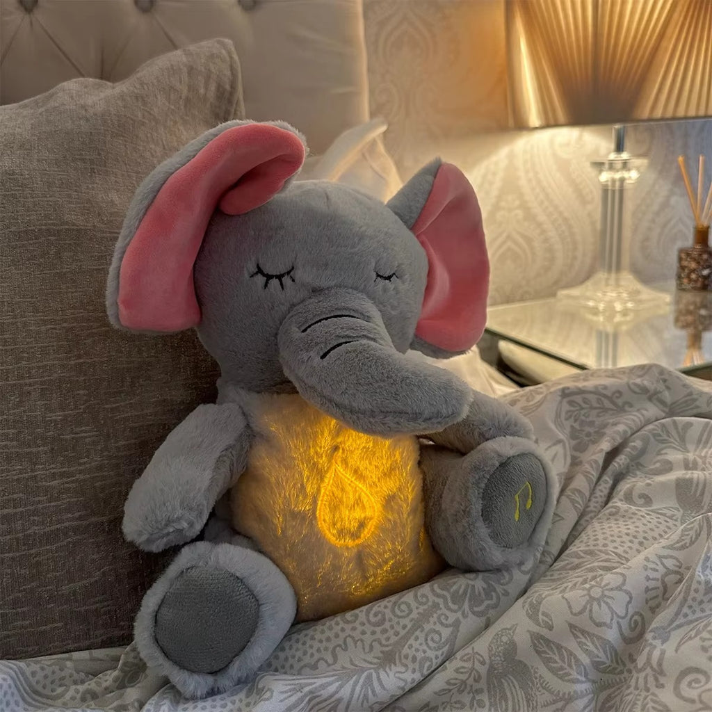 Sleepy Elephant – gosedjur som andas med musik och ljus