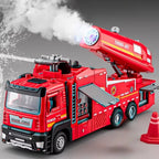 Rescue Fire Truck – med ljus, ljud och sprayfunktion